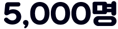 5000명